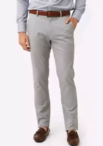 NEU Peter Millar Crown Herren Größe 36x36 Berggrau Pilot Köper Hose Hose - Bild 1 von 7