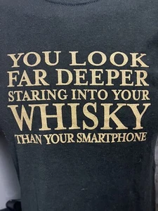 Camisa de sabiduría de whisky canadiense club negra mediana licor señoras - Imagen 1 de 7