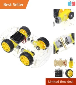 DIY Robot Smart Car Chassis Kit for Arduino - Educational Toy with Speed Encoder - Picture 1 of 8