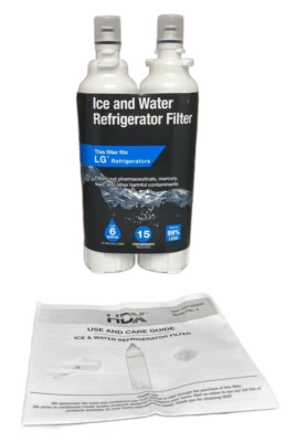 HDX FML-4 Ice and Water Refrigerator Filter Replacement For LG LT800P ( 2 Pack ) - Image 1 of 4