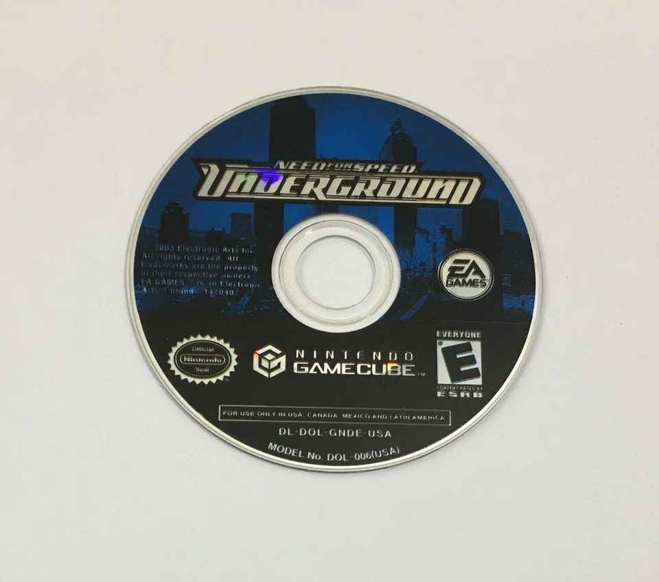 Need for Speed: Underground (Nintendo GameCube, 2003) *DISC ONLY* *3591 - Image 1 of 1