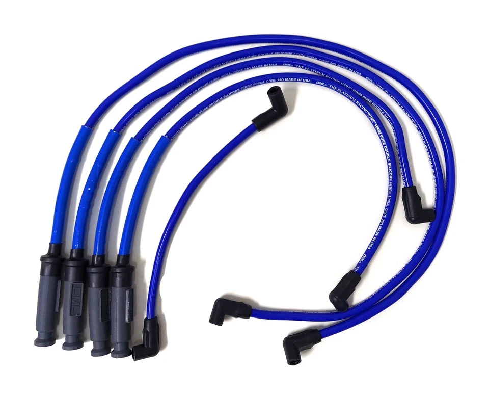 Juego de cables de bujía azul GM 2,5 L L4 88-93 alto rendimiento 10 mm 48492B Foto 1 de 2
