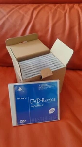 BOX 10X SONY DVD-R MASTER DISC 47PSG8 PS2 DEVELOPMENT SEALED DISC DEVKIT - Imagen 1 de 3