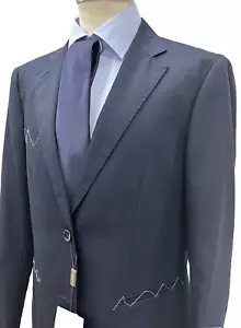 Traje Hombre Sartoriale Made IN Italy Azul 60 DROP6 Fresco Lana 150EXTRAFINE - Imagen 1 de 15