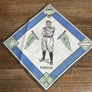 HUB PERDUE NL BOSTON BRAVES 1914 Baseball felt Tobacco VINTAGE - Picture 1 of 5