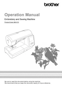 Brother Innov-is NQ3600D Sewing Embroidery Machine Owners Manual Reprint - Picture 1 of 1