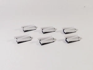 6x Rampas de Embarque de Pasajeros Blancas Aviones Aeropuerto GSE Set Modelos 1:400 Diorama - Imagen 1 de 10