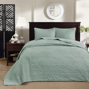 Queen Size Bedding Oversized 3 Pc Bedspread Quilt Set Elegant Classic 102x118 - Picture 1 of 24