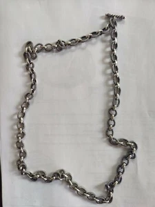 Silver Twist Men 82 Grm Chain Long 30" inch custom sterling  - Picture 1 of 4