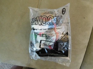SCOUT BSA PEANUTS SNOOPY BEAGLE SCOUT MCDONALDS HAPPY MEAL TOY IN ORIG PACKAGE ! - Picture 1 of 10