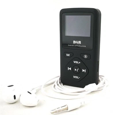 Personal Portable Pocket Bluetooth MP3 Player Digital DAB/DAB+ FM Radio Earphone - Image 1 of 4