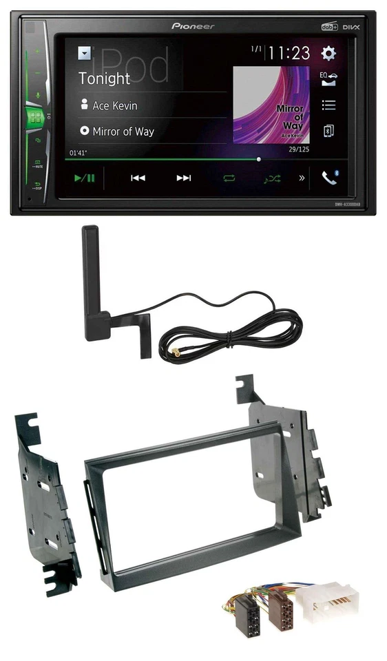 Pioneer MP3 DAB AUX 2DIN Bluetooth Autoradio für Hyundai Azera Japan USA Grandeu - Bild 1 von 4
