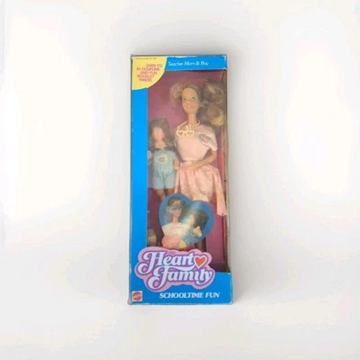 VTG MATTEL THE HEART FAMILY SCHOOLTIME FUN NIB - Image 1 of 4