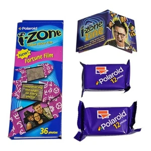 2x Polaroid I-Zone 12 Count Instant Film Sticker 24 Photos NOS Exp 12/02 - Picture 1 of 4