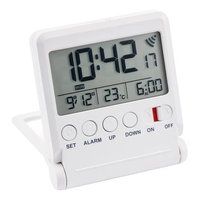 ATLANTA Reise-Funkwecker Digital Weiß 1805/0 - Bild 1 von 2