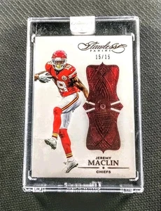 Jeremy Maclin 2016 Panini National Treasures Football Red Ruby Gem 15/15 Chiefs - Picture 1 of 3