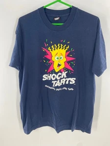 Screen Stars Best Shock Tarts Men's Navy XL T-Shirt Single Stitch - Picture 1 of 5