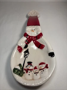 Jolly Snowman Holiday Löffelablage - Bild 1 von 6