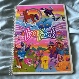 Lisa Frank Notebook Featuring All The Characters Vintage - Picture 1 of 14