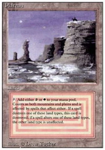 MTG Plateau, Moderate Play, English Revised Edition - Image 1 of 1