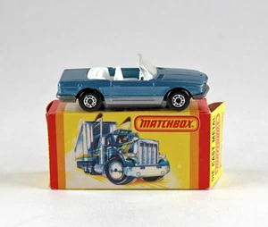 Matchbox Superfast Nr. 06C Mercedes 350SL Cabrio blaumet. top im USA Box - Picture 1 of 7