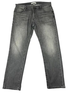 Ash & Erie 31x27 Jeans Mens Gray Wash Denim Straight Leg Five Pocket Zip Fly - Picture 1 of 6