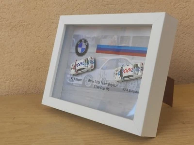 Bmw 320i Team Bigazzi Soper,Burgstaller 1996 Modellini Herpa 1/87 In Quadro 3D - Immagine 1 di 4
