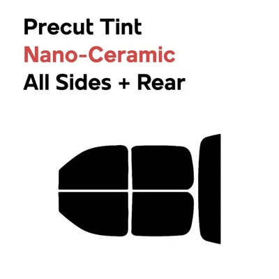 Precut Window Film Car Nano Ceramic Any % Tint for Chevrolet Avalanche 2007-2012 - Image 1 of 4