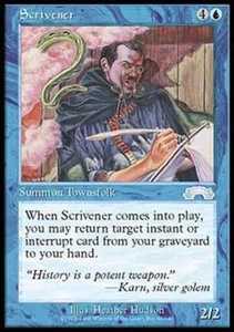 Scrivener - Medium Play MTG Exodus - Picture 1 of 1