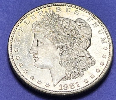 1881-S Morgan Silver Dollar ProofLike Brilliant Uncirculated - Image 1 of 4