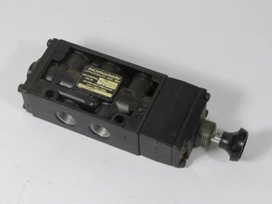 Norgren K71EA00 Air Control Valve W/Mushroom Head Handle Color Black USED - Picture 1 of 3