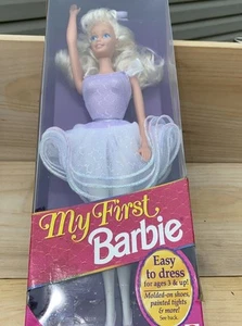 Vintage My First Barbie Ballerina Mattel 1993 Edition #11294 NEW IN DAMAGED BOX - Picture 1 of 10