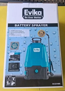 Evika 4.2 Gallon Battery Powered Backpack Sprayer for Weeds or Cleaning - Picture 1 of 6