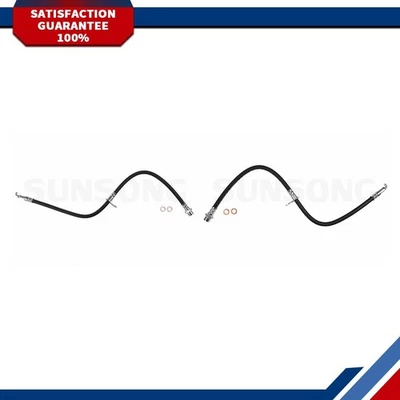 2 mangueras de freno delanteras Sunsong para Toyota Corolla 2003 2004 2005 2006 2007 Foto 1 de 4