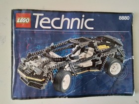 LEGO Technic: Model: Traffic: Super Car 8880 Instructions  Only. (1994)