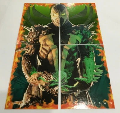 1997 INKWORKS SPAWN THE MOVIE TRADING CARD 4-SPAWN REVEALED CHASE CARD SET - Image 1 of 2