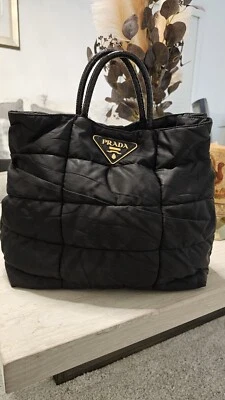 Bolso de bombardero Tessuto con adorno de naplaca PRADA Foto 1 de 4