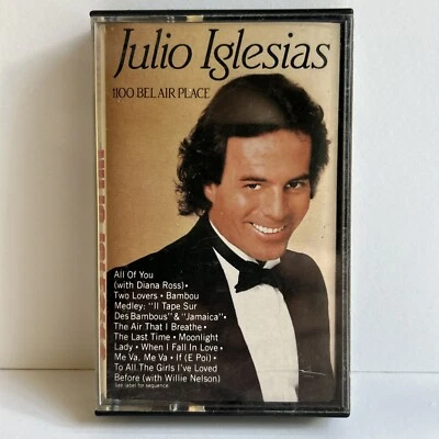 Julio Iglesias 1100 Bel Air Place Cassette Tape — 第 1/3 张图片
