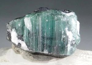 NATURAL Tourmaline-15 Carats Blue Tourmaline Crystal from Pakistan, (JC-3), - Picture 1 of 10
