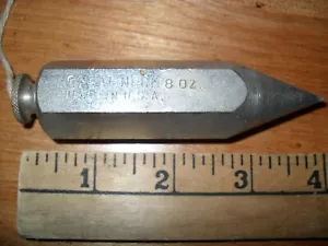 GREAT NECK PLUMB BOB 8 OZ. MADE IN THE U.S.A. - Picture 1 of 7