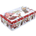  Iron Christmas Cookie Gift Xmas Tinplate Snacks Biscuits Tins