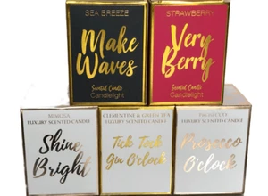 Luxury Scented Candle 220 Gram - 40 Hours Burn Time - Picture 1 of 6