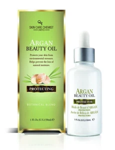 Aceite de belleza de argán químico para el cuidado de la piel - Fórmula suavizante de protección 1 oz. NUEVO - Imagen 1 de 1