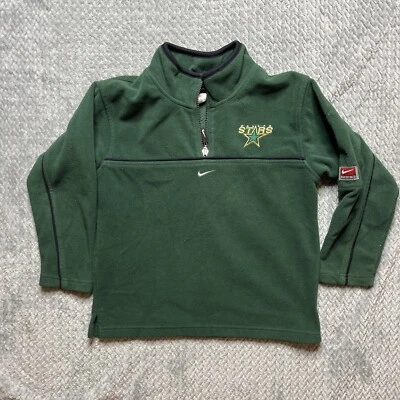Nike Team Dallas Stars NHL 1/4 Zip Therma Fit Sweatshirt Jacket Youth Size Small - Image 1 of 4