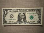 ONE UNCIRCULATED Consecutive UNC-GEM 2001 $1 NOTE FRB CLEVELAND, OH - "D - A"