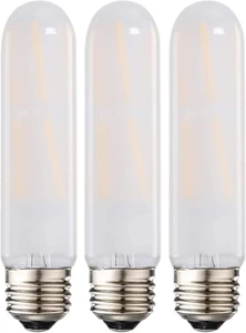 LEOOLS T10 Led Frosted Bulb, 8W Dimmable Tubular LED Light Bulb, 75 Watt Incande - Picture 1 of 12