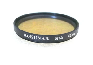 49mm Rokunar 81A Mild Warming Filter - NEW - Picture 1 of 3