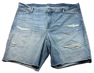 Old Navy Shorts Womens Size  52 Blue Denim Stretch Pockets Distressed - Image 1 of 4