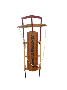 Vintage 51" Yankee Clipper Sled Model F548 From Flexible Flyer Power Steering - Picture 1 of 10