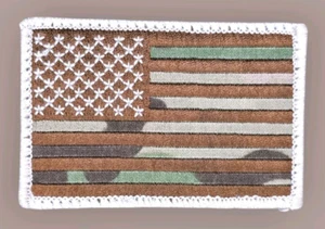 USA AMERICAN COUNTRY FLAG CAMO TACTICAL ARMY HOOK MORALE PATCH - Picture 1 of 3